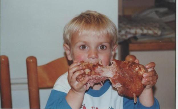 2001 three years old Eisbein